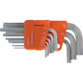 Winkelschraubendreher-Satz, Innen-6-Kant, 9-teilig